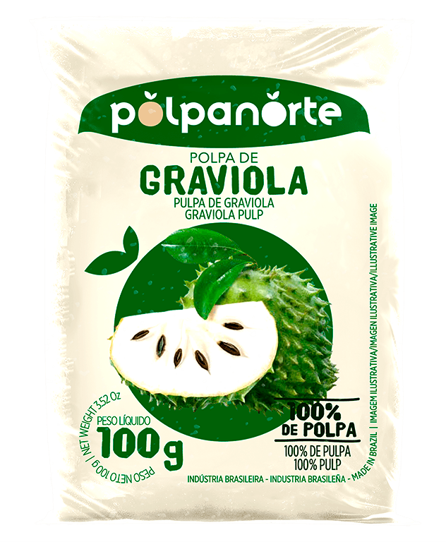 Polpa-de-Fruta-Graviola-Polpanorte-Pacote-100g