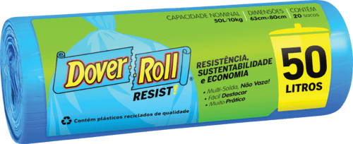 Saco-de-Lixo-Resist--50l-Dover-Roll-Pacote-com-20-Unidades