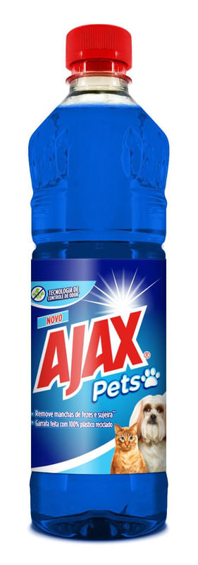 Limpador-Perfumado-Original-Azul-Ajax-Pets-Frasco-175l-Novo