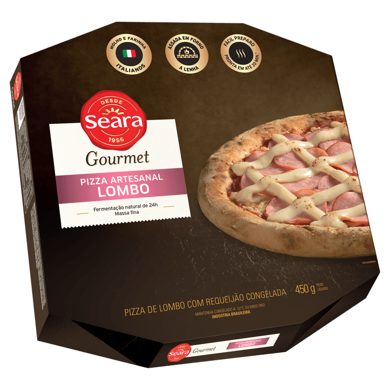 Pizza-Artesanal-Congelada-Sabor-Lombo-com-Requeijao-Seara-Caixa-450g