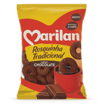 Biscoito-Doce-de-Rosquinha-Tradicional-Sabor-Chocolate-Marilan-Pacote-300g