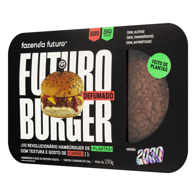 Hamburguer-Congelado-a-Base-de-Proteina-Vegetal-Defumado-Fazenda-Futuro-Bandeja-230g-2-Unidades-de-115g-Cada