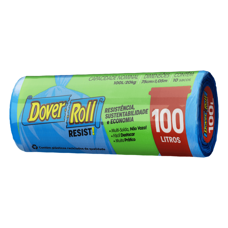 Saco-para-Lixo-100l-Dover-Roll-Resist-10-Unidades