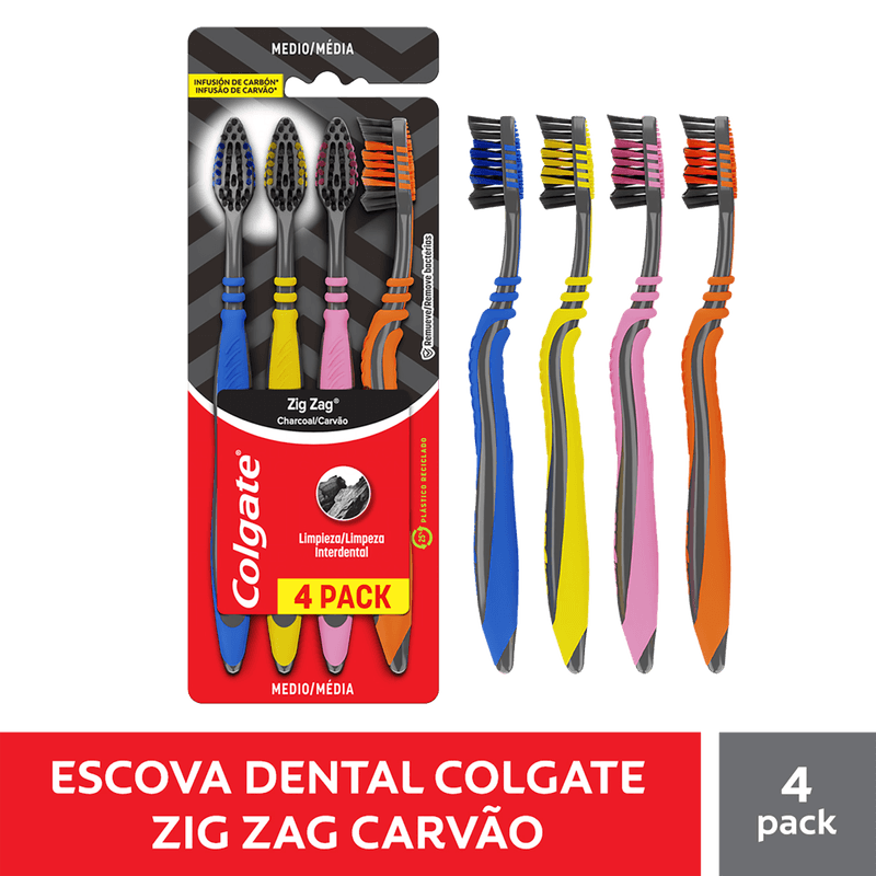Escova-Dental-Media-Infusao-de-Carvao-Zig-Zag-Colgate-4-Unidades