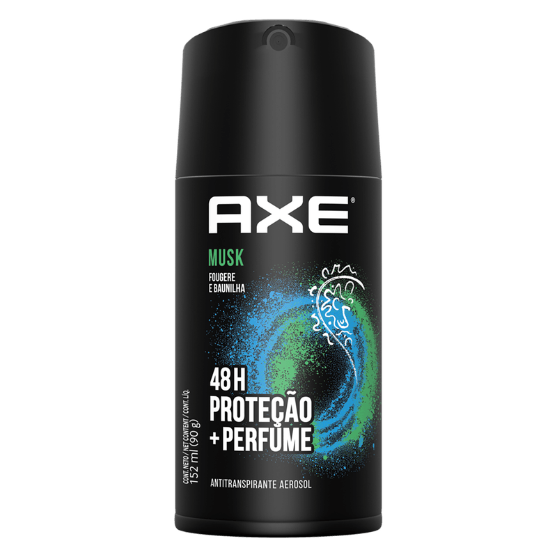 Antitranspirante-Aerossol-Musk-Fougere-e-Baunilha-48h-Protecao-Axe-152ml