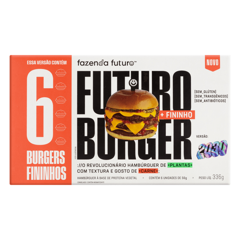 Hamburguer-Congelado-a-Base-de-Proteina-Vegetal-Fazenda-Futuro-Caixa-336g-6-Unidades-de-56g-Cada