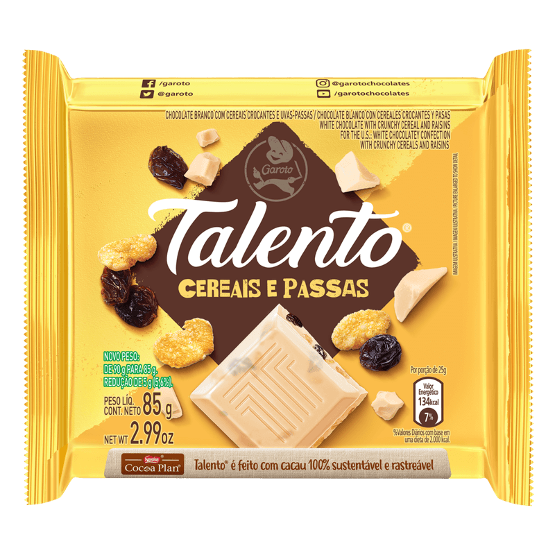 Chocolate-Branco-com-Cereais-Crocantes-e-Uvas-Passas-Garoto-Talento-Pacote-85g