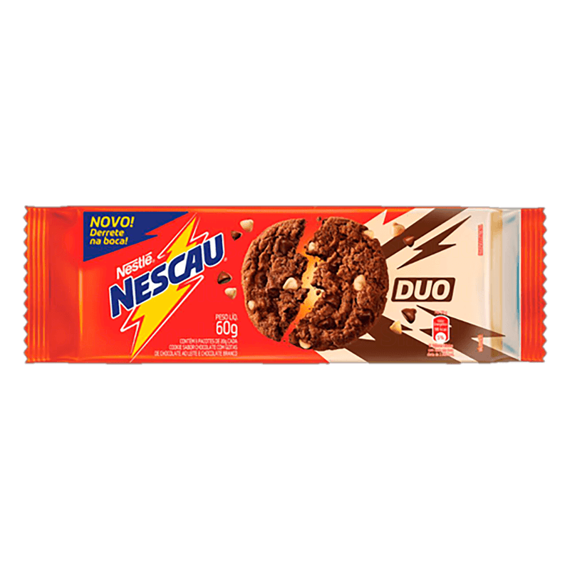 Biscoito-Cookie-Nescau-Duo-Chocolate-com-Gotas-de-Chocolate-ao-Leite-e-Chocolate-Branco-Nestle-Pacote-60g-3-Unidades-de-20g-Cada