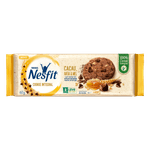 Biscoito-Cookie-Integral-Cacau-Aveia---Mel-com-Gotas-de-Chocolate-Meio-Amargo-Nesfit-Pacote-60g-3-Unidades