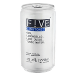 Bebida-Mista-Alcoolica-Gaseificada-Gin---Tonic-Five-Lata-220ml