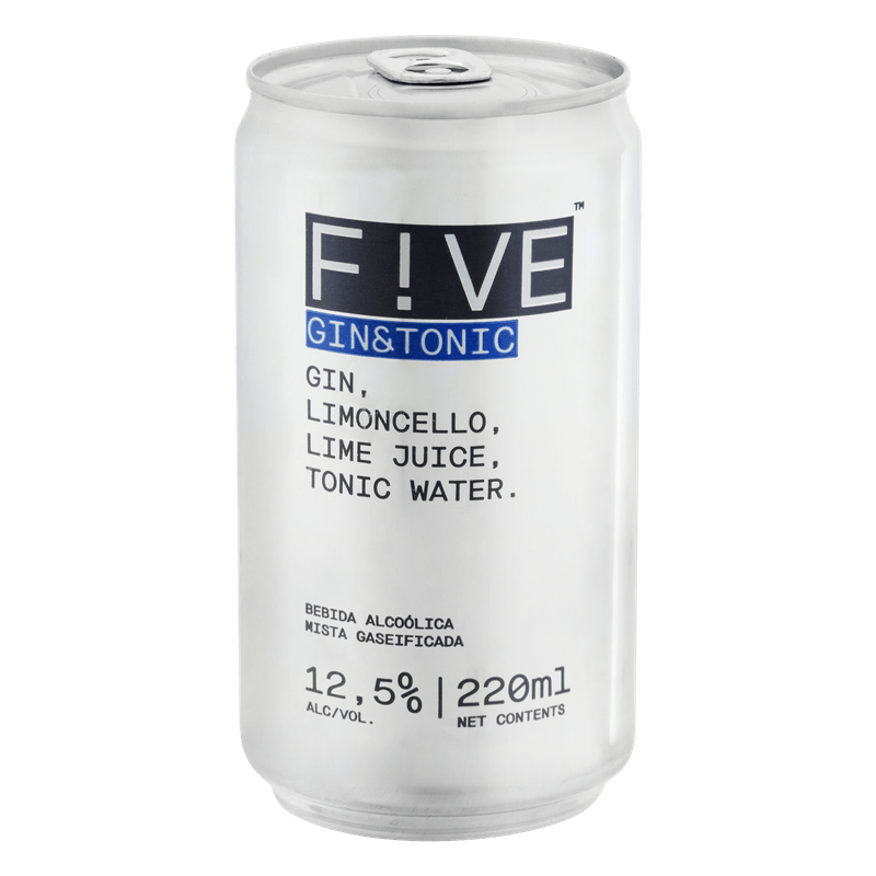 Bebida-Mista-Alcoolica-Gaseificada-Gin---Tonic-Five-Lata-220ml