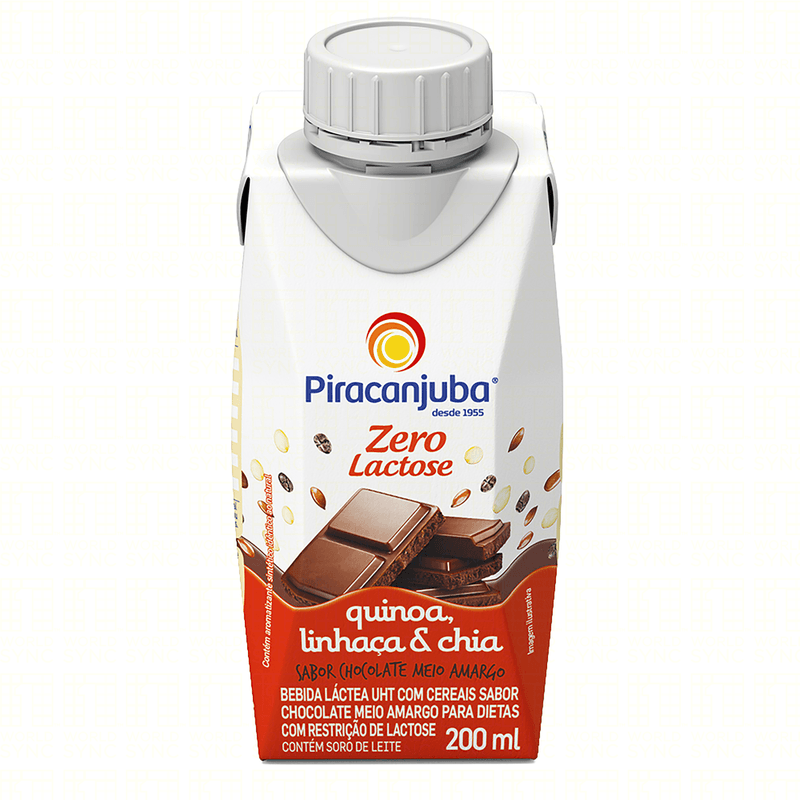 Bebida-Lactea-UHT-Chocolate-Meio-Amargo-com-Cereais-Quinoa-Linhaca-e-Chia-Zero-Lactose-para-Dietas-com-Restricao-de-Lactose-Piracanjuba-Caixa-200ml