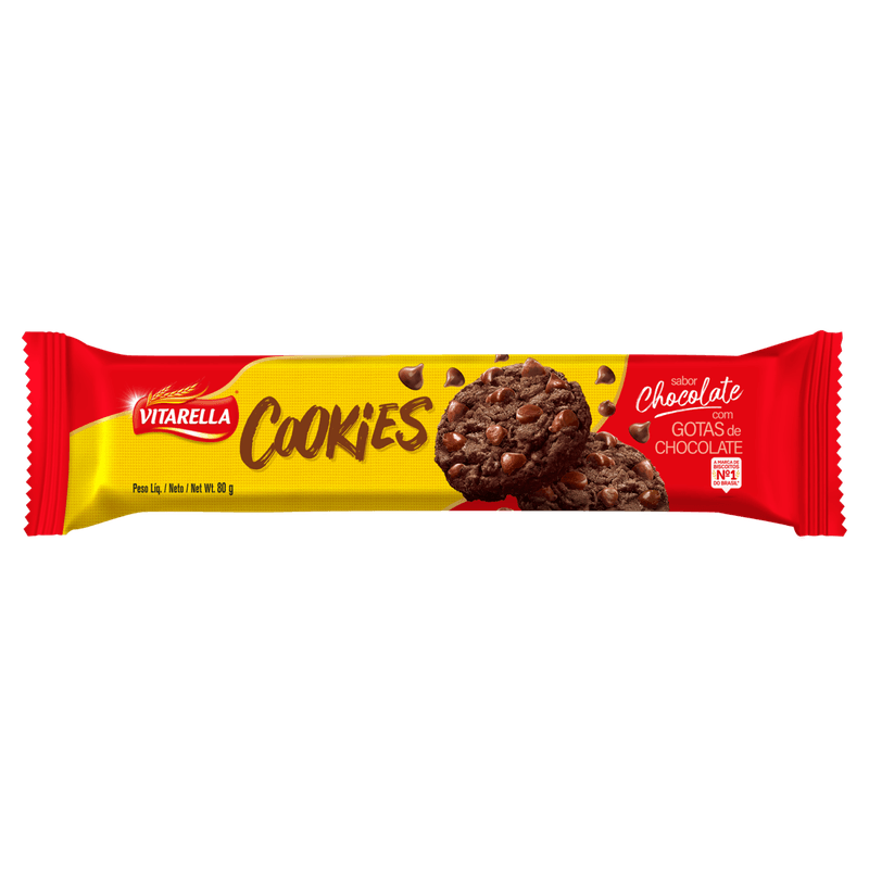 Biscoito-Cookie-Chocolate-com-Gotas-de-Chocolate-Vitarella-Pacote-80g