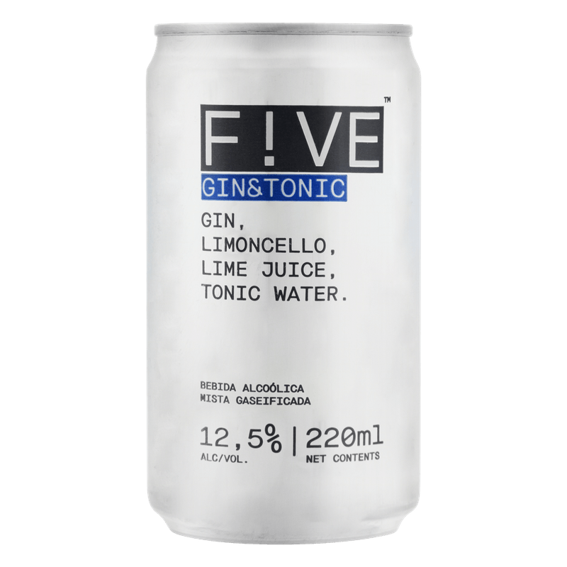 Bebida-Mista-Alcoolica-Gaseificada-Gin---Tonic-Five-Lata-220ml