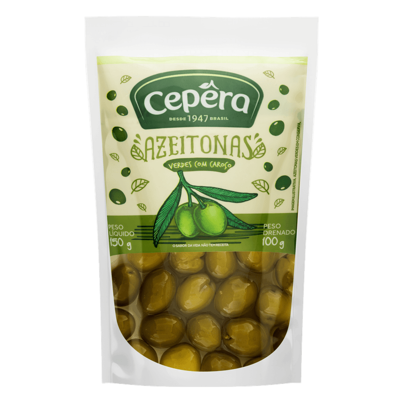 Azeitona-Verde-em-Conserva-com-Caroco-Cepera-Sache-Peso-Liquido-150g-Peso-Drenado-100g