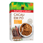 Cacau-em-Po-sem-Adicao-de-Acucar-Nature-s-Heart-Caixa-180g