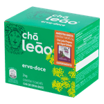 Cha-ErvaDoce-Cha-Leao-Caixa-24g-15-Unidades-Gratis-1-Sache-25g-