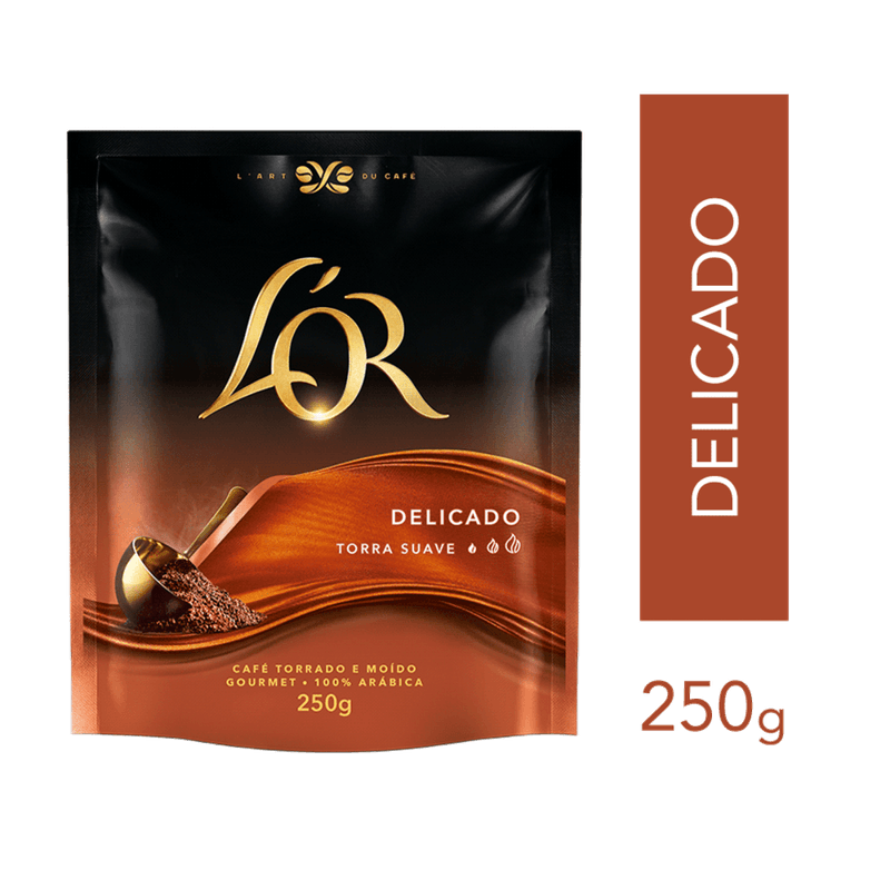Cafe-Torrado-e-Moido-Delicado-100--Arabica-L-or-Torras-Gourmet-Sache-250g