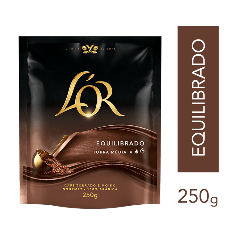 Cafe-Torrado-e-Moido-Equilibrado-100--Arabica-L-or-Torras-Gourmet-Sache-250g