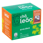 Cha-ErvaDoce-Cha-Leao-Caixa-24g-15-Unidades-Gratis-1-Sache-25g-