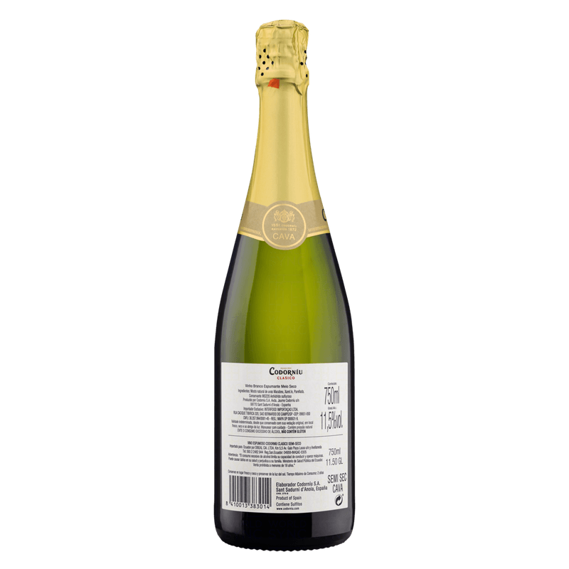 Espumante-Meio-Seco-Espanhol-Branco-Codorniu-Garrafa-750ml
