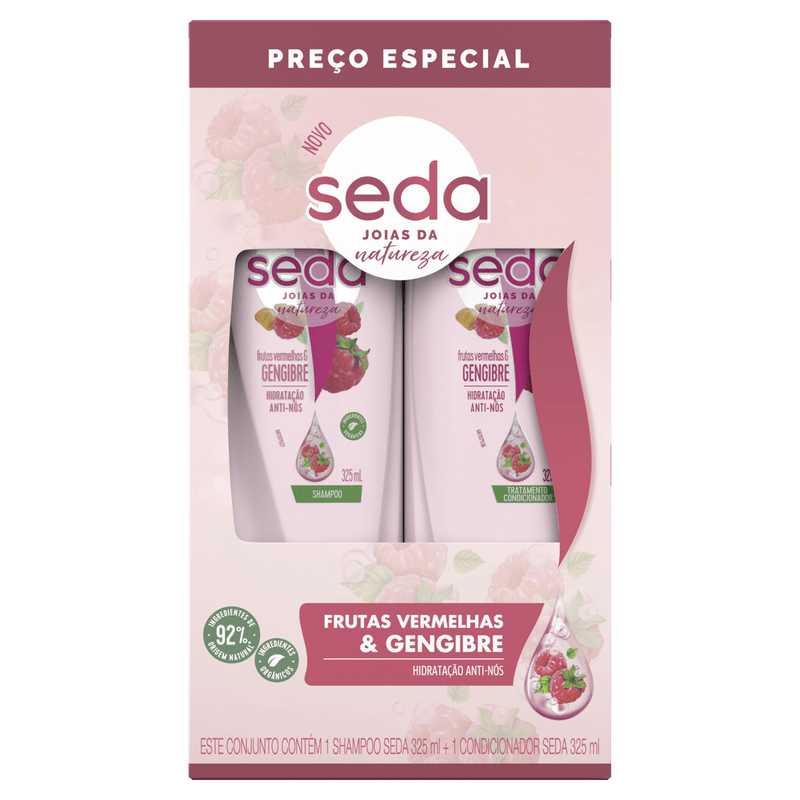 Kit-Shampoo---Condicionador-Hidratacao-Antinos-Frutas-Vermelhas---Gengibre-Seda-325ml-Cada-Preco-Especial