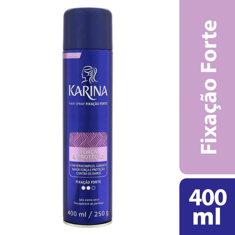 Hair-Spray-Forte-Jato-Extrasseco-Forca---Protecao-Karina-Frasco-400ml