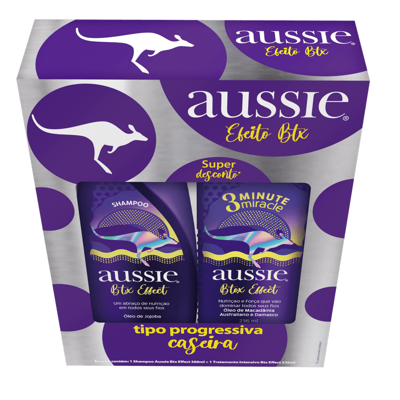 Kit-Shampoo-360ml---Creme-de-Tratamento-Intensivo-3-Minute-Miracle-236ml-Aussie