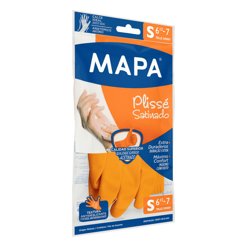 Luva-Multiuso-Laranja-Plisse-Satinado-Mapa-S