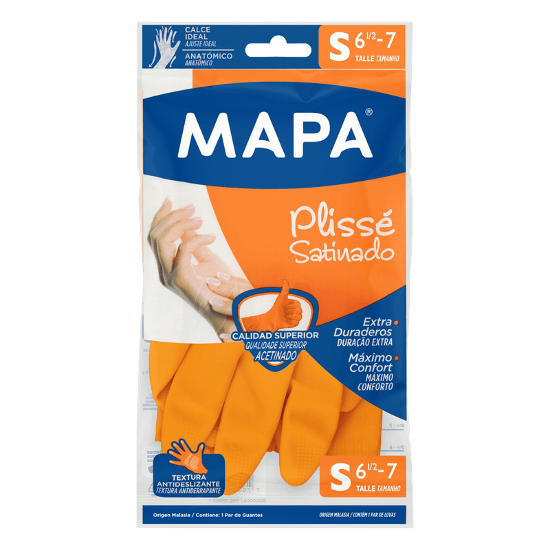 Luva-Multiuso-Laranja-Plisse-Satinado-Mapa-S