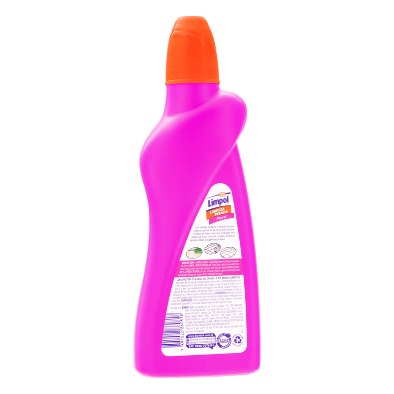 Limpador-de-Uso-Geral-Limpeza-Pesada-Floral-Limpol-Frasco-500ml