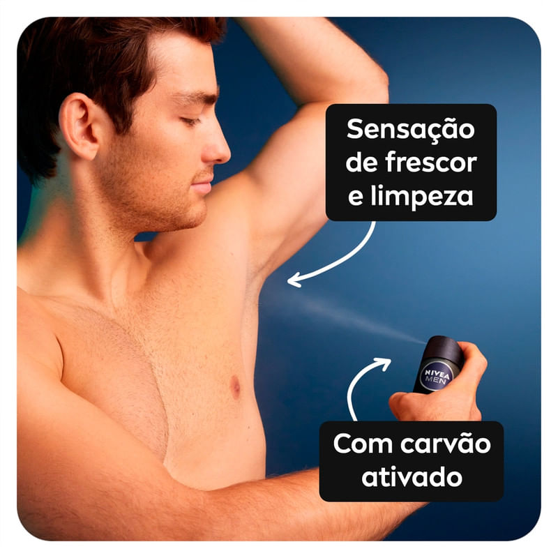 Antitranspirante-Aerossol-Deep-Beat-Carvao-Ativado-Nivea-Men-150ml