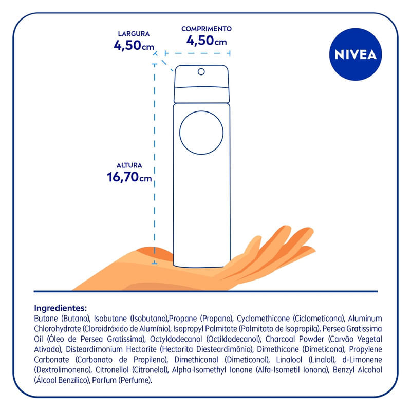 Antitranspirante-Aerossol-Deep-Beat-Carvao-Ativado-Nivea-Men-150ml