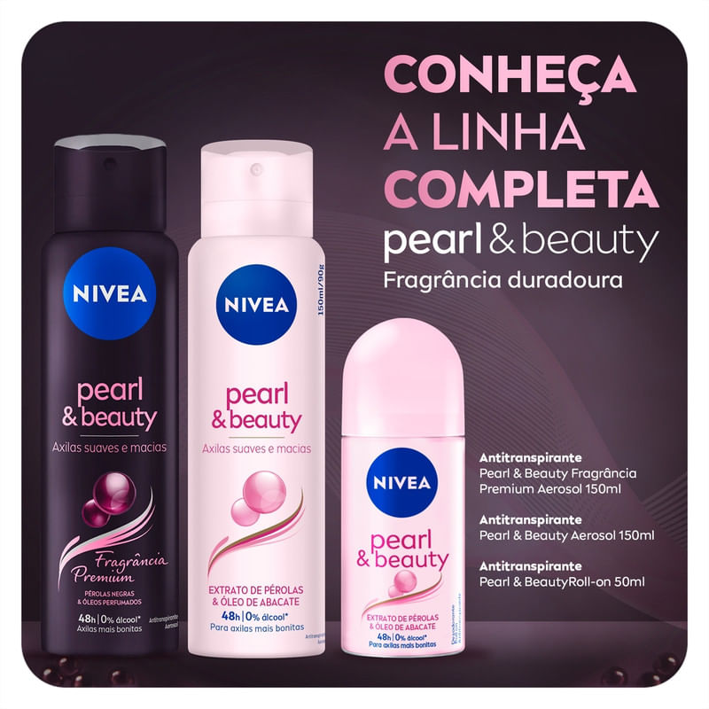 Antitranspirante-Aerossol-Pearl---Beauty-Fragrancia-Premium-Nivea-150ml