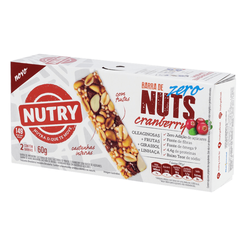 Barra-de-Nuts-Amendoim-Castanha-de-Caju-Castanha-do-Brasil-e-Cranberry-Nutry-Zero-Pack-2-Unidades-de-30g-Cada