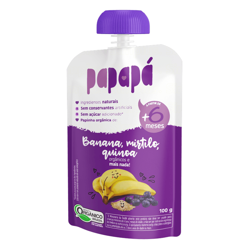 Papinha-Organica-Sabor-Banana-Mirtilo-Quinoa-Papapa-Squeeze-100g