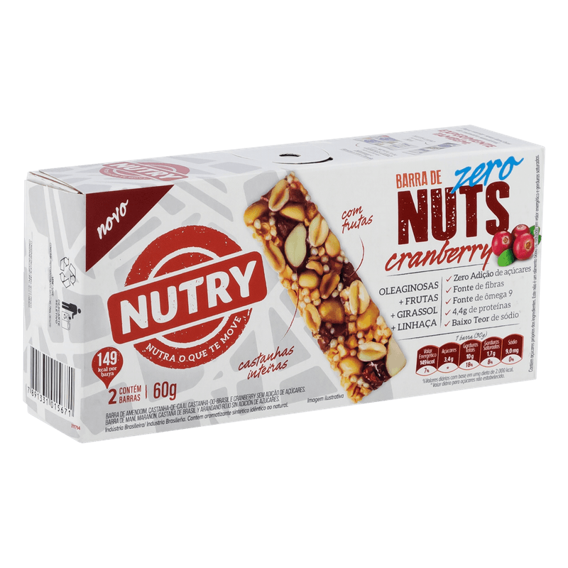 Barra-de-Nuts-Amendoim-Castanha-de-Caju-Castanha-do-Brasil-e-Cranberry-Nutry-Zero-Pack-2-Unidades-de-30g-Cada