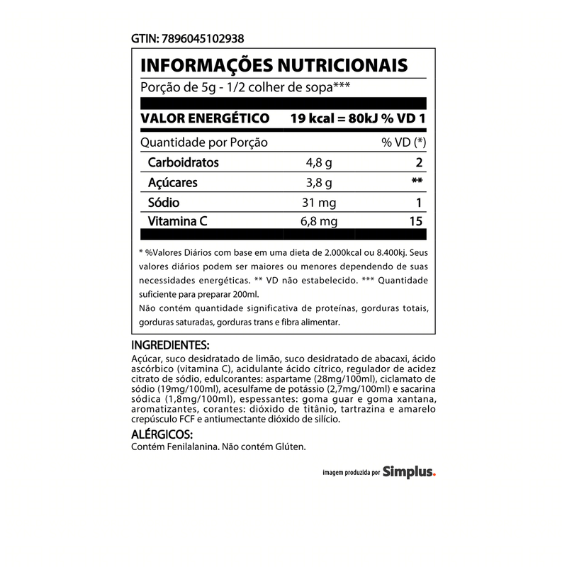 Preparado-Refresco-em-Po-Sabor-Limonada-com-Abacaxi-Frisco-Pacote-25g