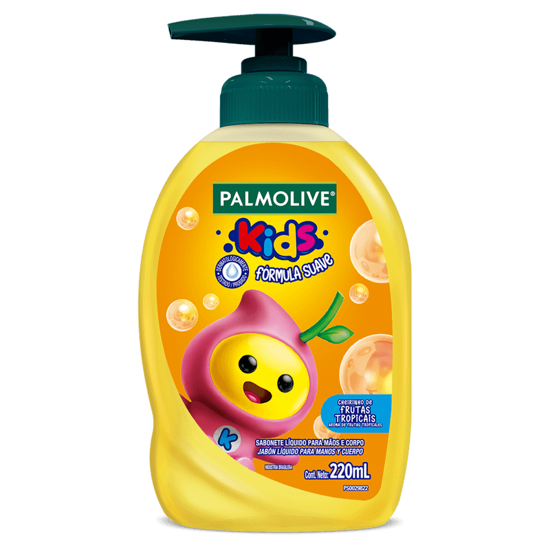 Sabonete-Liquido-Maos-e-Corpo-Frutas-Tropicais-Kids-Palmolive-Frasco-220ml
