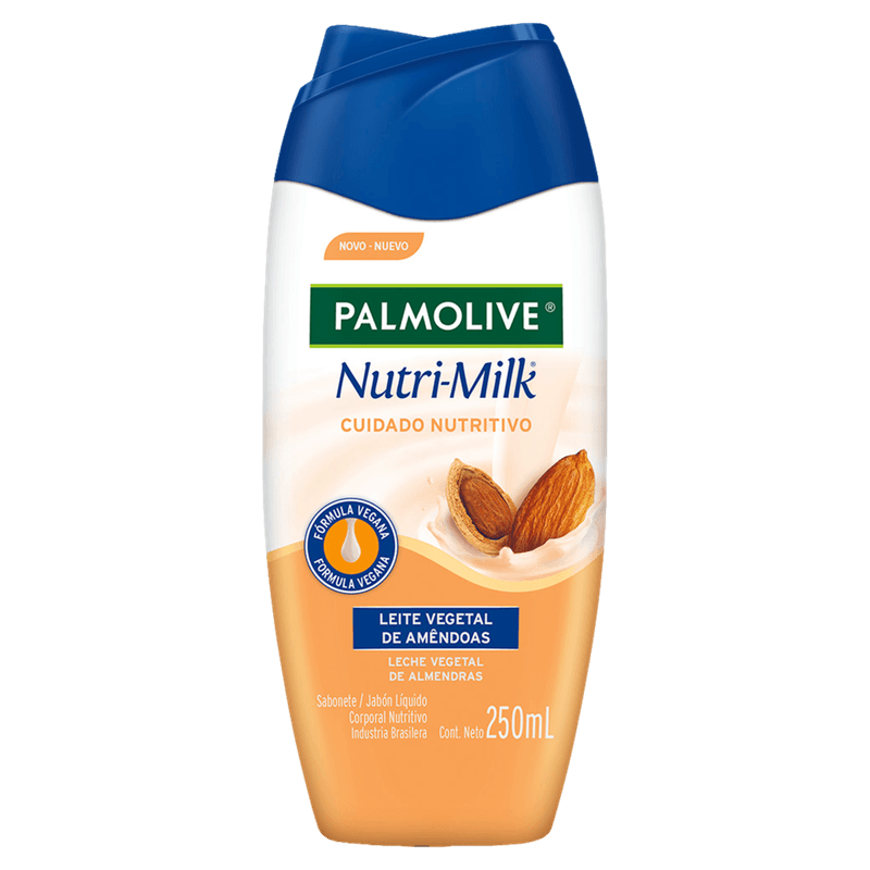 Sabonete-Liquido-Cuidado-Nutritivo-com-Leite-Vegetal-de-Amendoas-Palmolive-Frasco-250ml