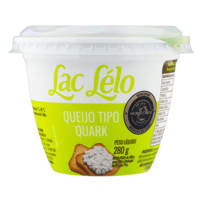 Queijo-Quark-Lac-Lelo-Pote-280g
