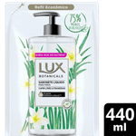 Sabonete-Liquido-para-as-Maos-Capim-Limao---Frangipani-Lux-Sache-440ml-Refil-Economico