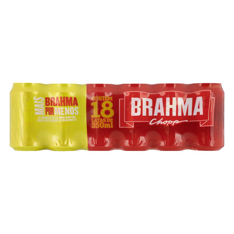 Pack-Cerveja-Pilsen-Brahma-Chopp-18-Unidades-350ml-Cada