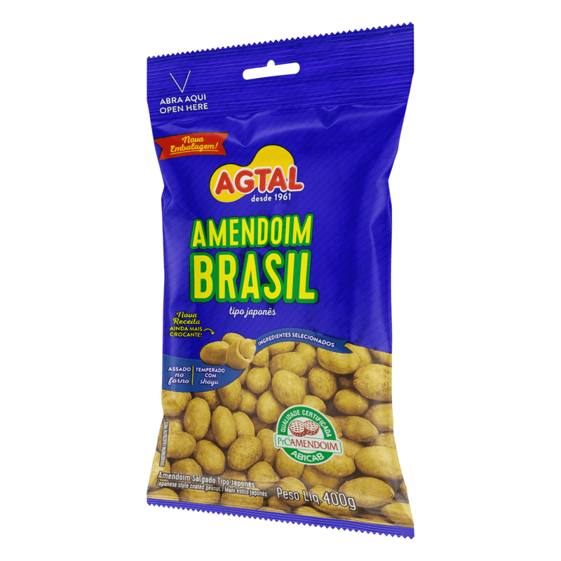 Amendoim-Brasil-Japones-Salgado-Agtal-Pacote-400g