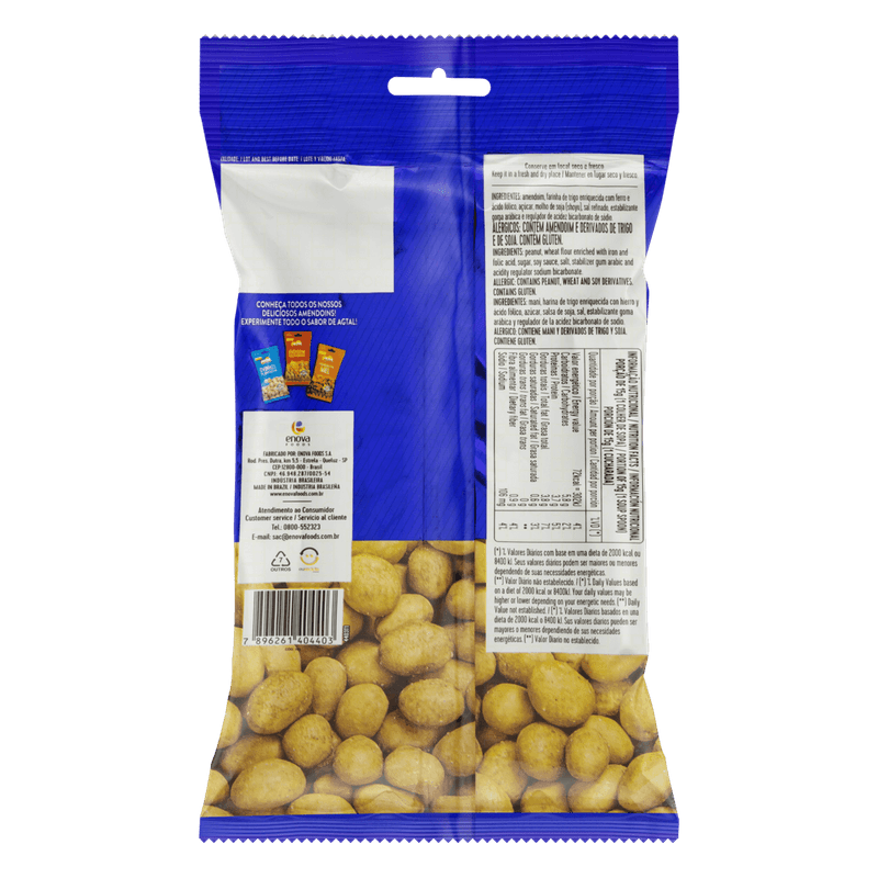 Amendoim-Brasil-Japones-Salgado-Agtal-Pacote-400g