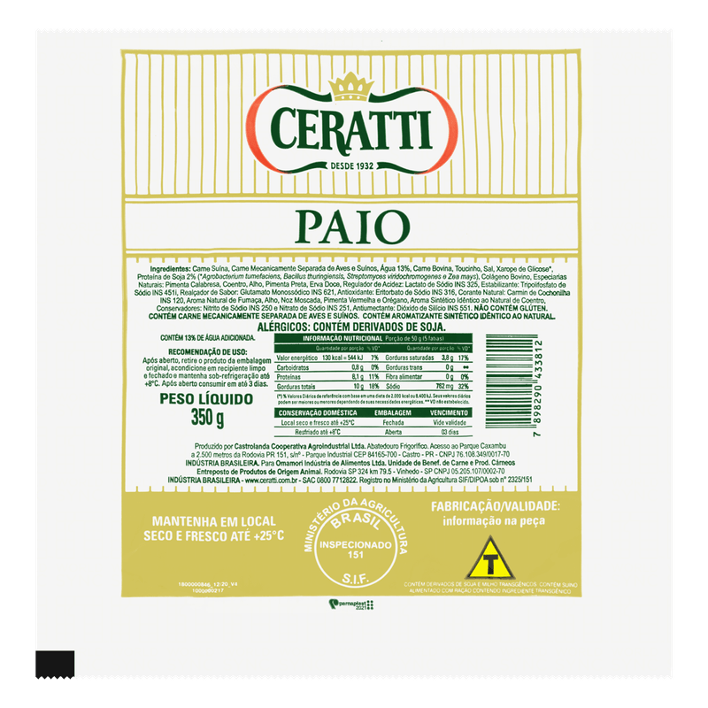 Linguica-Paio-Ceratti-350g