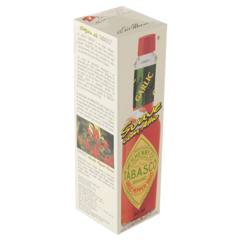 Molho-de-Pimenta-Vermelha-Suave-com-Alho-Tabasco-Vidro-60ml