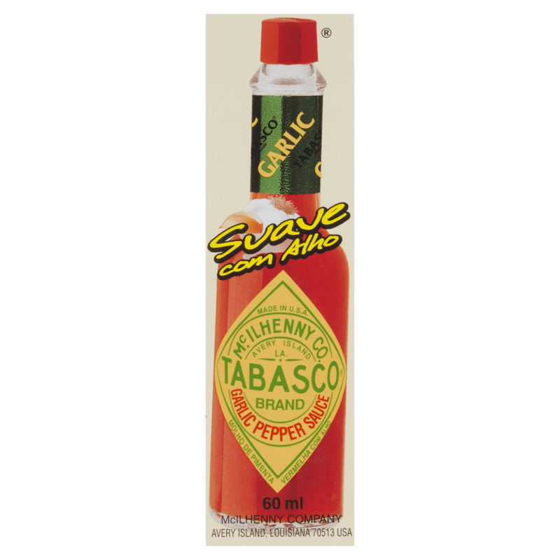 Molho-de-Pimenta-Vermelha-Suave-com-Alho-Tabasco-Vidro-60ml