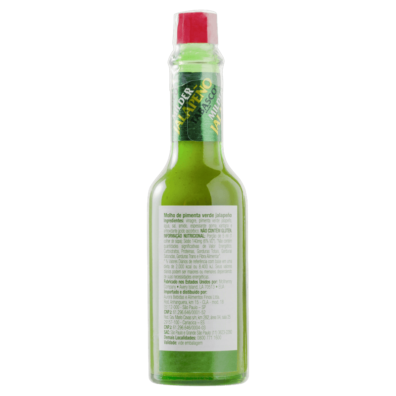 Molho-de-Pimenta-Jalapeño-Suave-Tabasco-Vidro-60ml