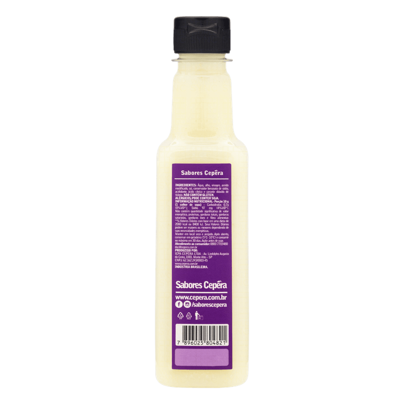 Molho-de-Alho-Garlic-Sauce-Sabores-Cepera-Frasco-300ml